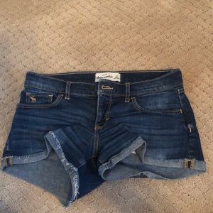 Abercrombie jean shorts size 16